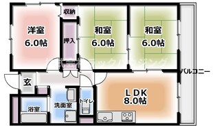 アドラブール古川橋の物件間取画像